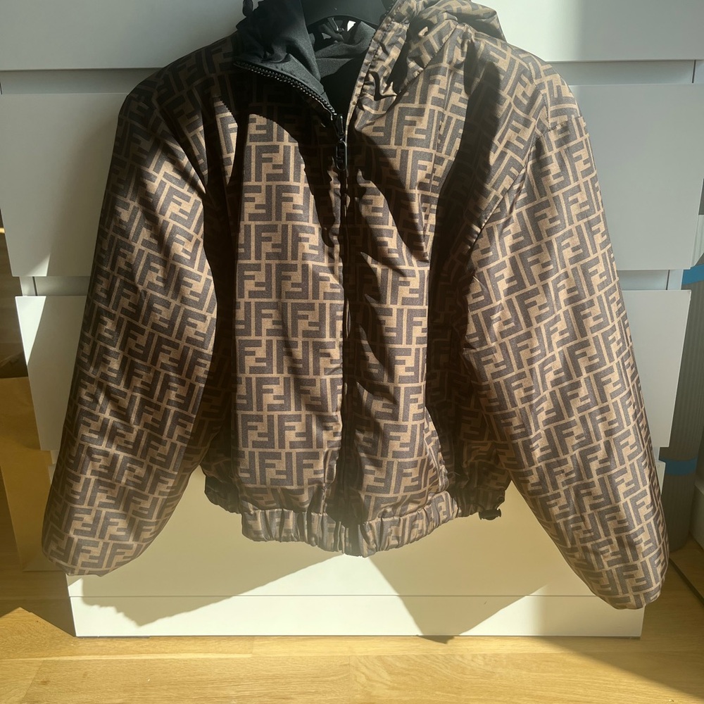 Fendi reversible monogram bomber jacket